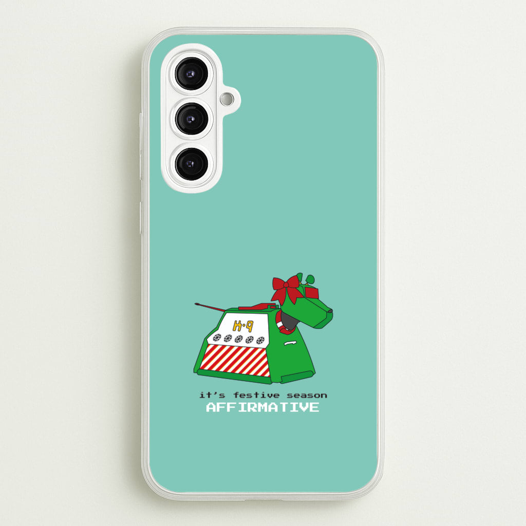 K9 Festive Season - Doctor Who - Doctor Who Phone Case for Galaxy A16