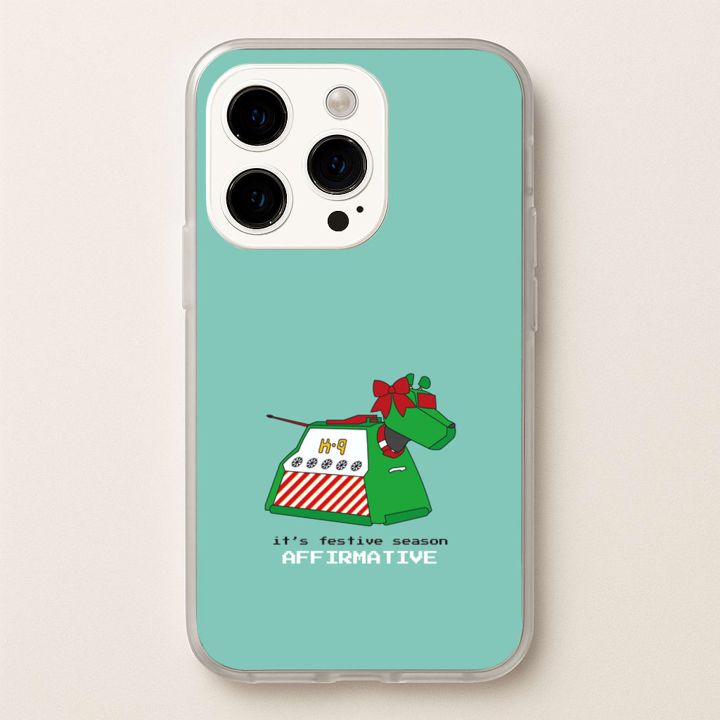 K9 Festive Season - Doctor Who - Doctor Who Phone Case for iPhone 14 Pro