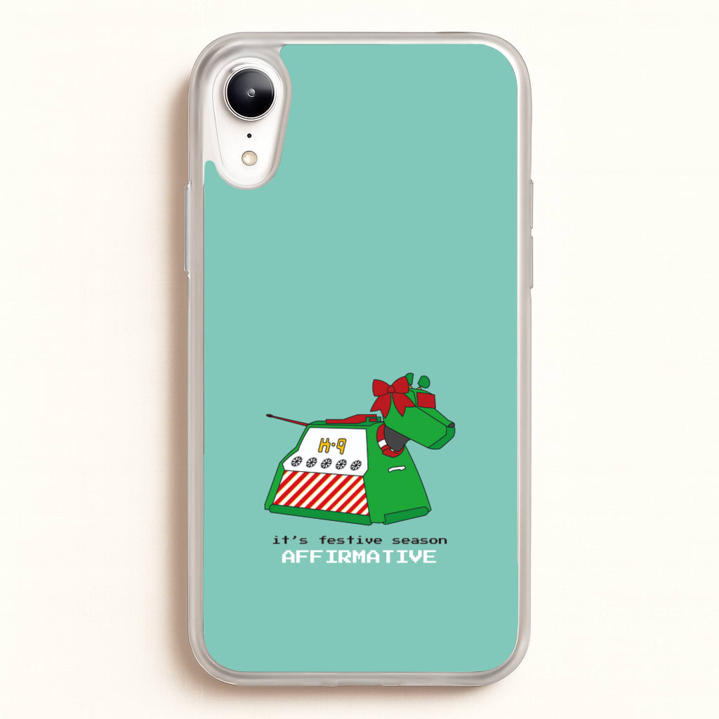 K9 Festive Season - Doctor Who - Doctor Who Phone Case for iPhone XR