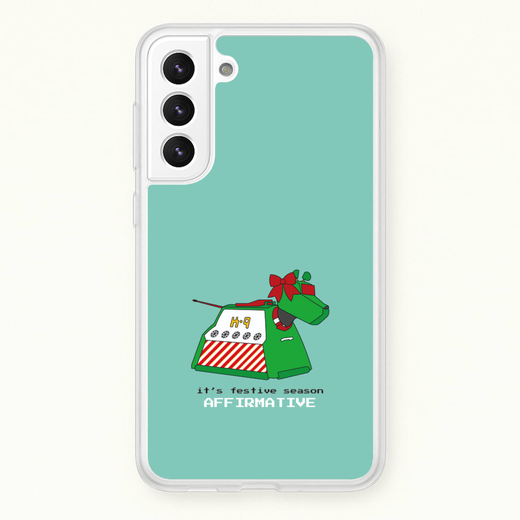 K9 Festive Season - Doctor Who - Doctor Who Phone Case for Galaxy S21 Plus
