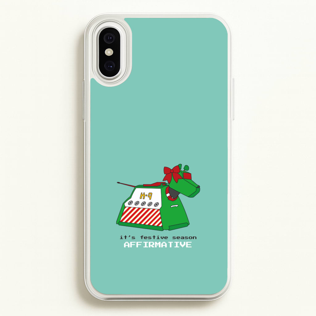 K9 Festive Season - Doctor Who - Doctor Who Phone Case for iPhone XS Max
