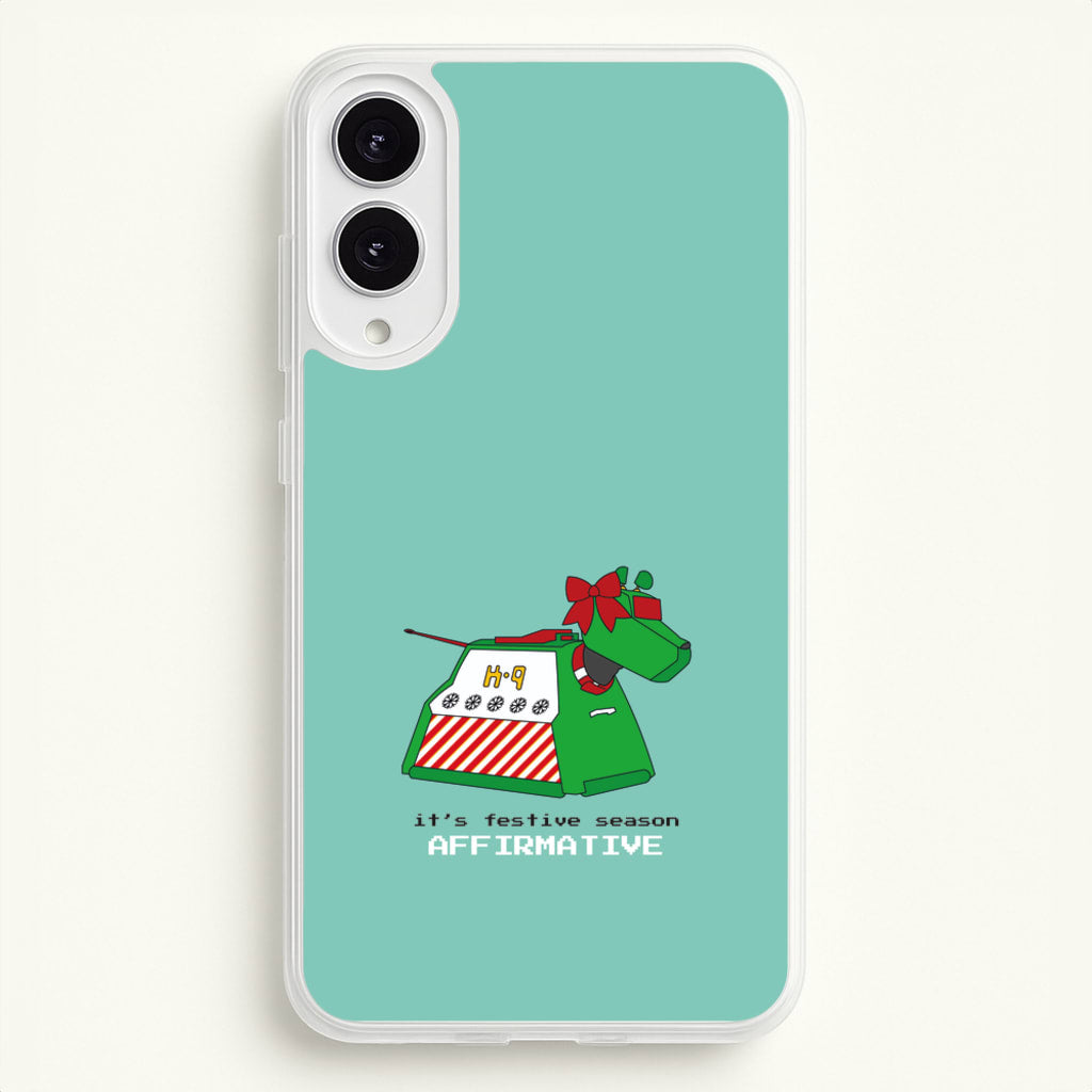 K9 Festive Season - Doctor Who - Doctor Who Phone Case for Galaxy S25 Edge