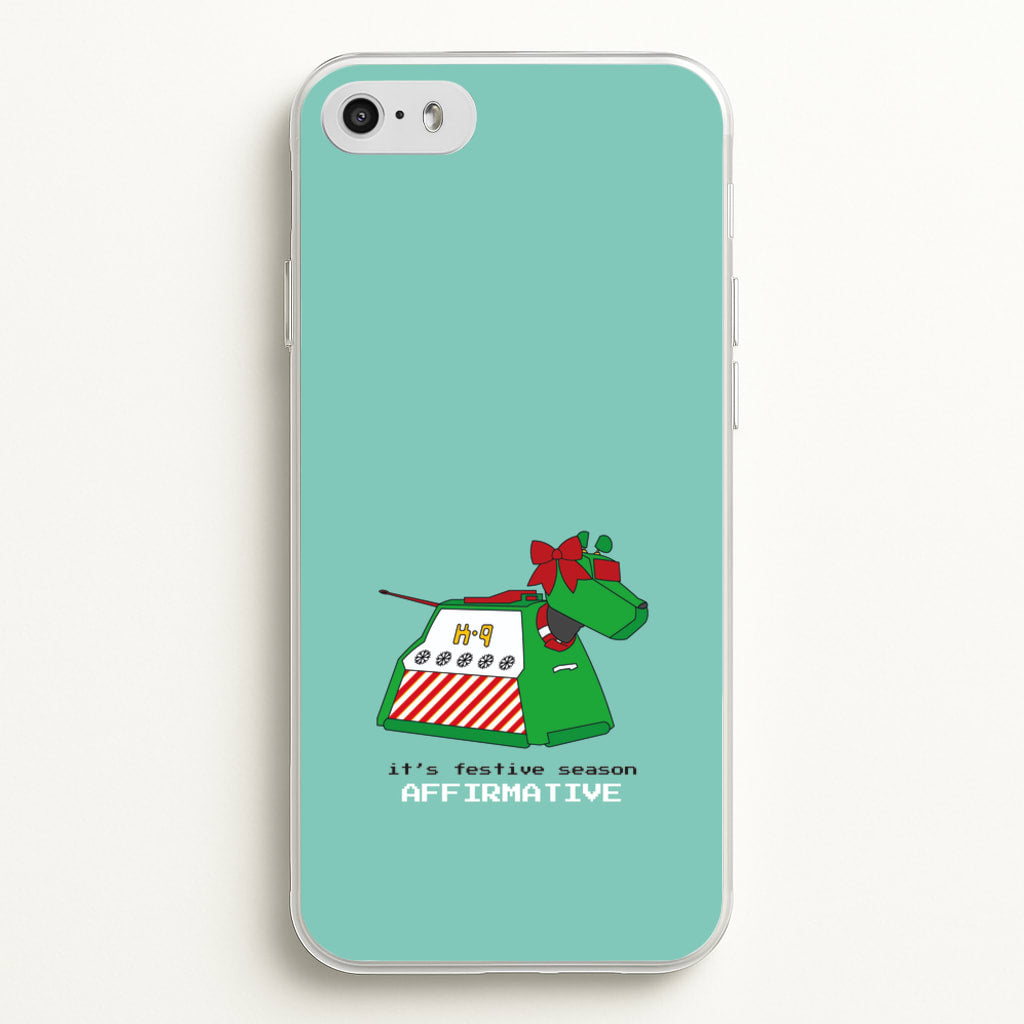 K9 Festive Season - Doctor Who - Doctor Who Phone Case for iPhone 5 / 5s / SE 2016