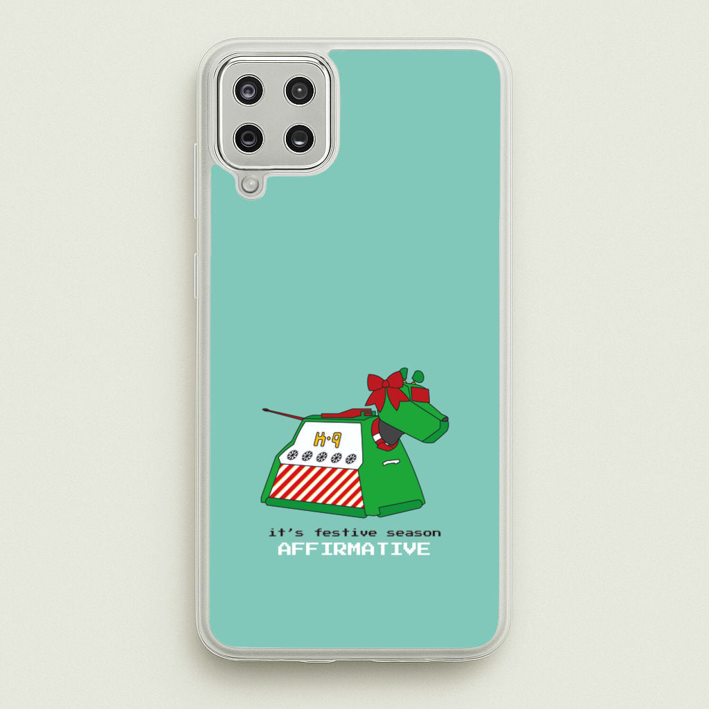 K9 Festive Season - Doctor Who - Doctor Who Phone Case for Galaxy A12