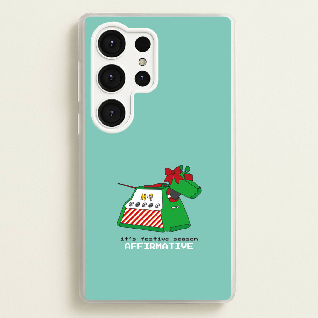 K9 Festive Season - Doctor Who - Doctor Who Phone Case for Galaxy S25 Ultra