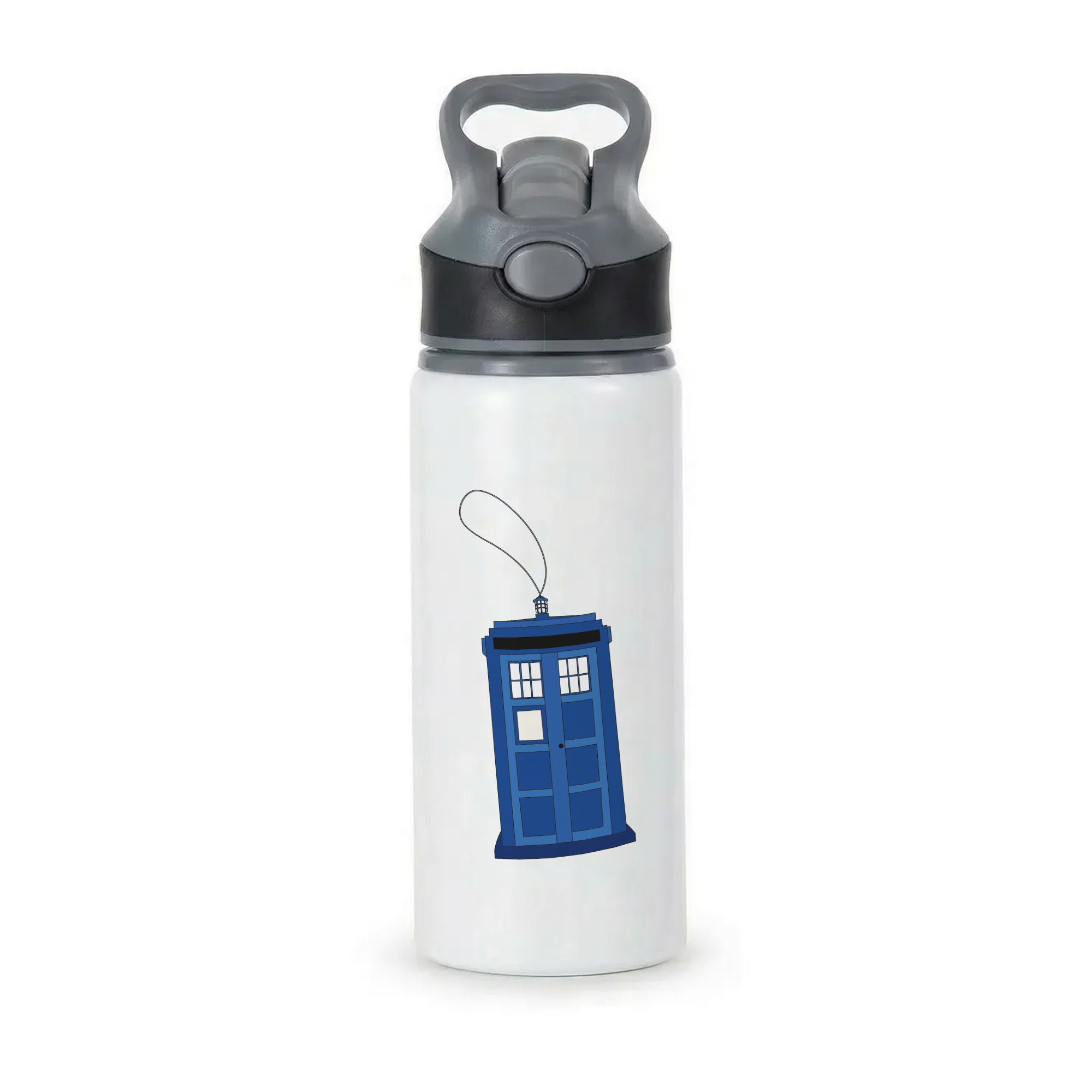 Tardis Ornement - Doctor Who Active Water Bottle - Black