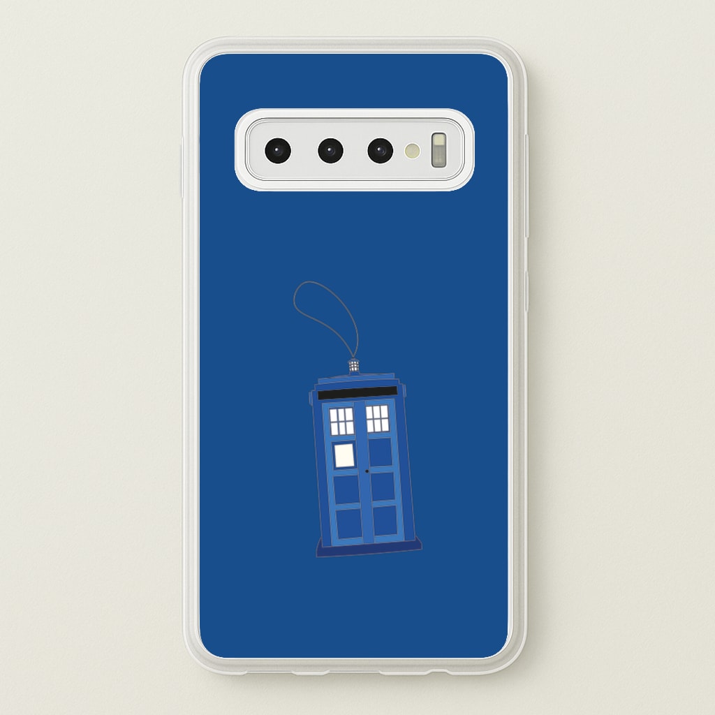 Tardis Ornement - Doctor Who - Doctor Who Phone Case for Galaxy S10 Plus