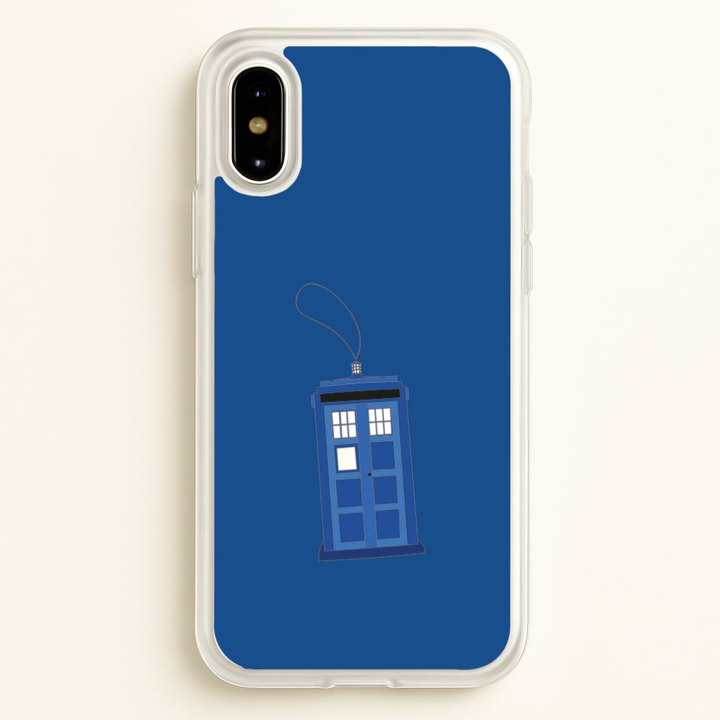 Tardis Ornement - Doctor Who - Doctor Who Phone Case for iPhone X / XS