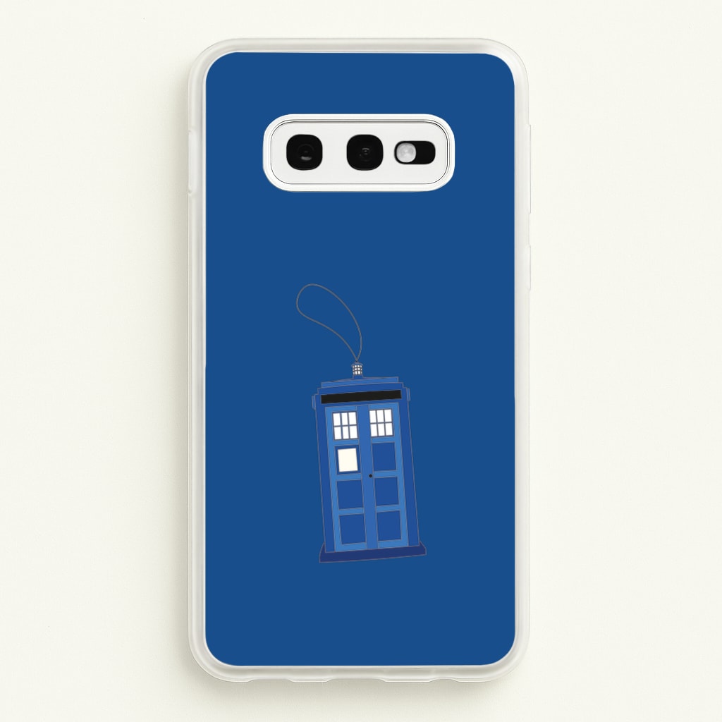 Tardis Ornement - Doctor Who - Doctor Who Phone Case for Galaxy S10e