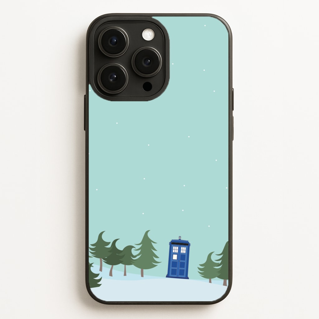 Christmas Tardis - Doctor Who - Doctor Who Phone Case for iPhone 16 Pro Max