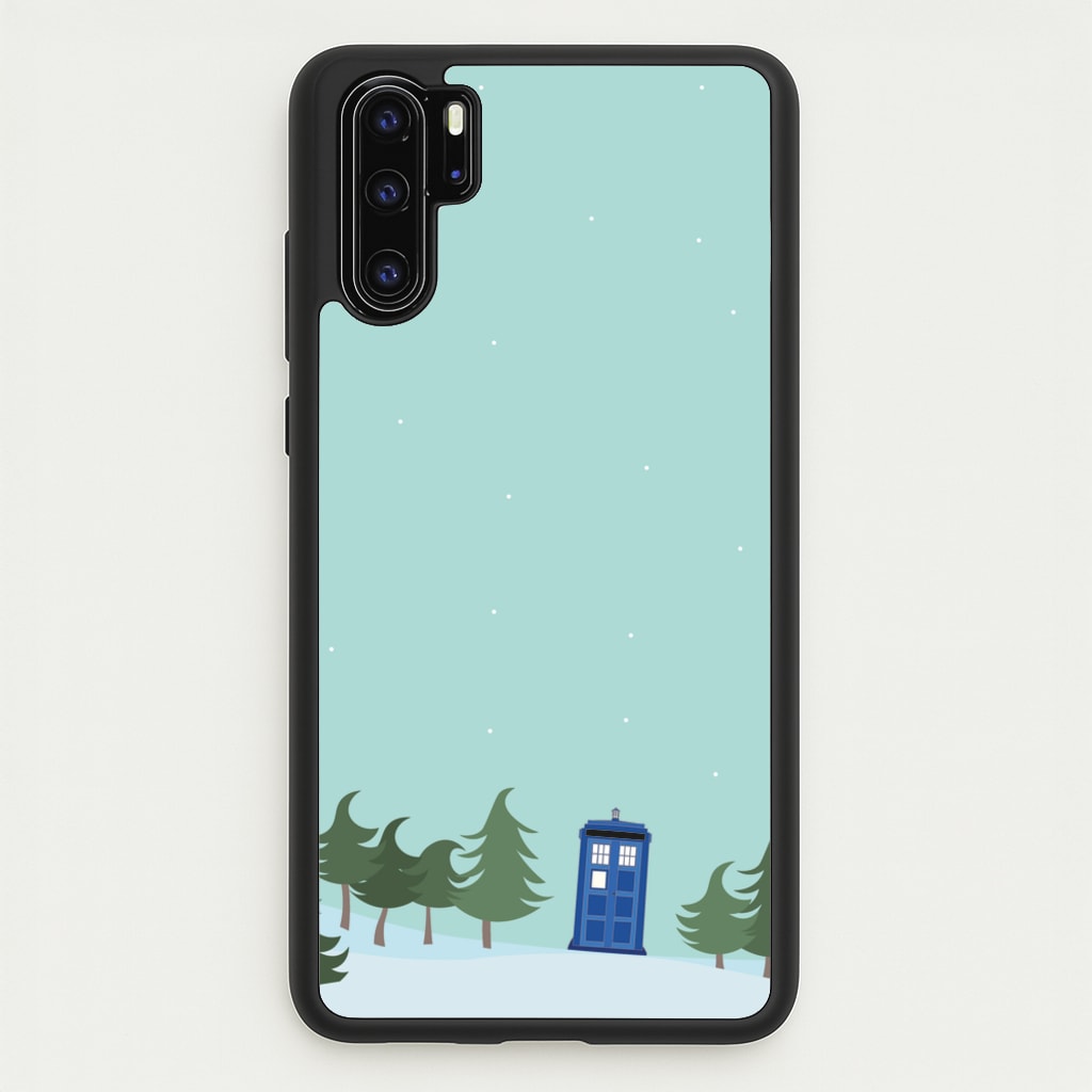 Christmas Tardis - Doctor Who - Doctor Who Phone Case for Huawei P30 Pro