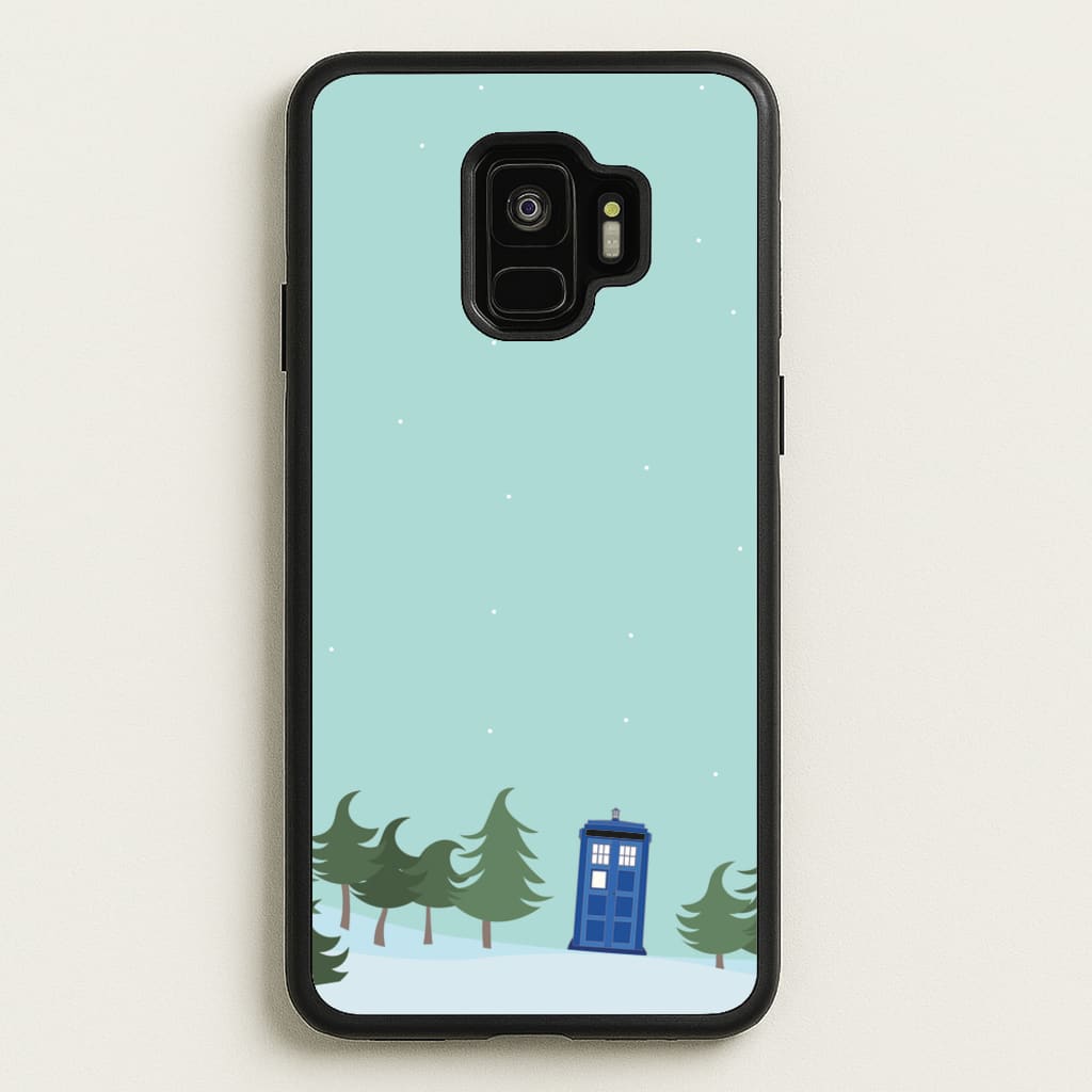Christmas Tardis - Doctor Who - Doctor Who Phone Case for Galaxy S9
