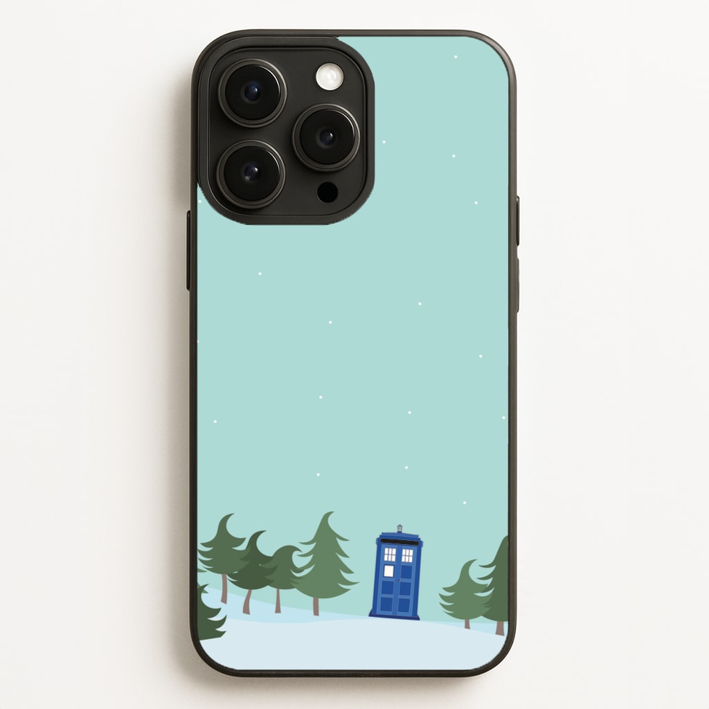 Christmas Tardis - Doctor Who - Doctor Who Phone Case for iPhone 12 Pro Max