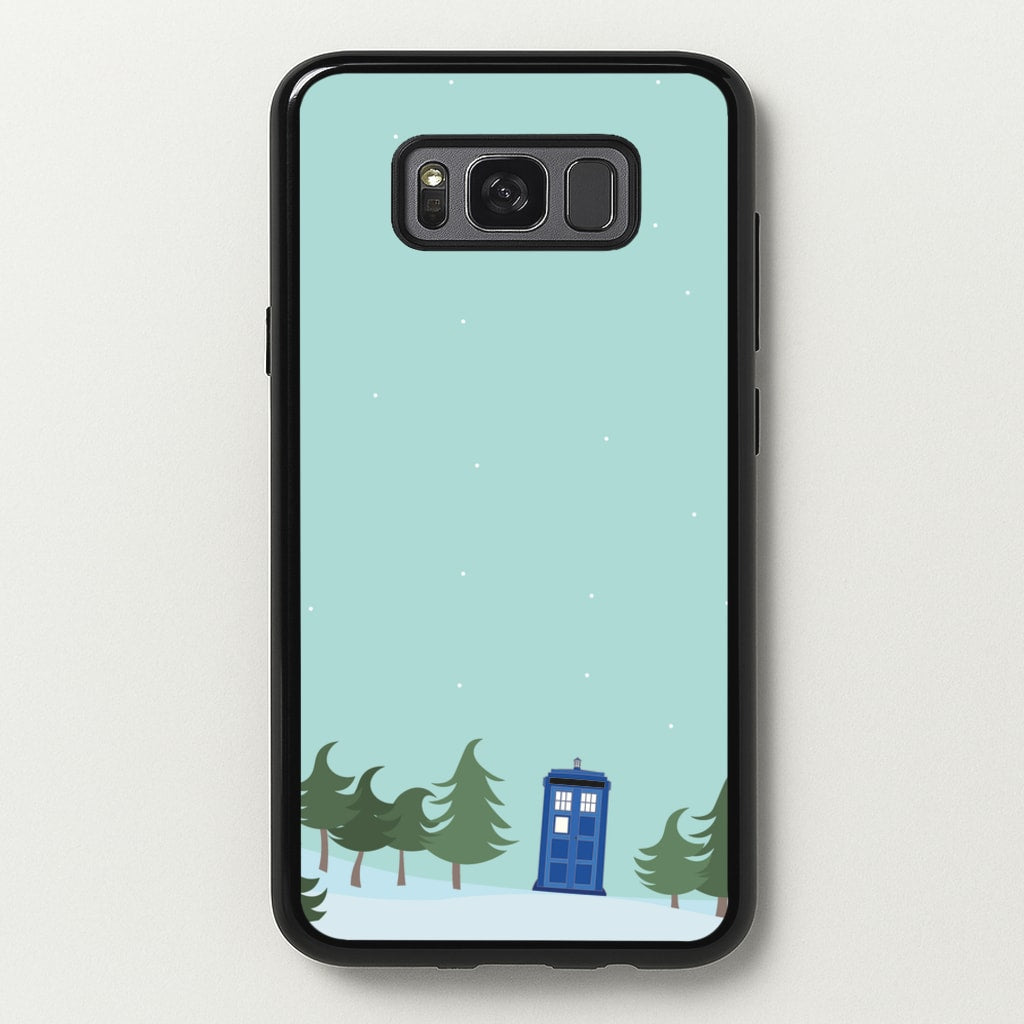 Christmas Tardis - Doctor Who - Doctor Who Phone Case for Galaxy S8 Plus