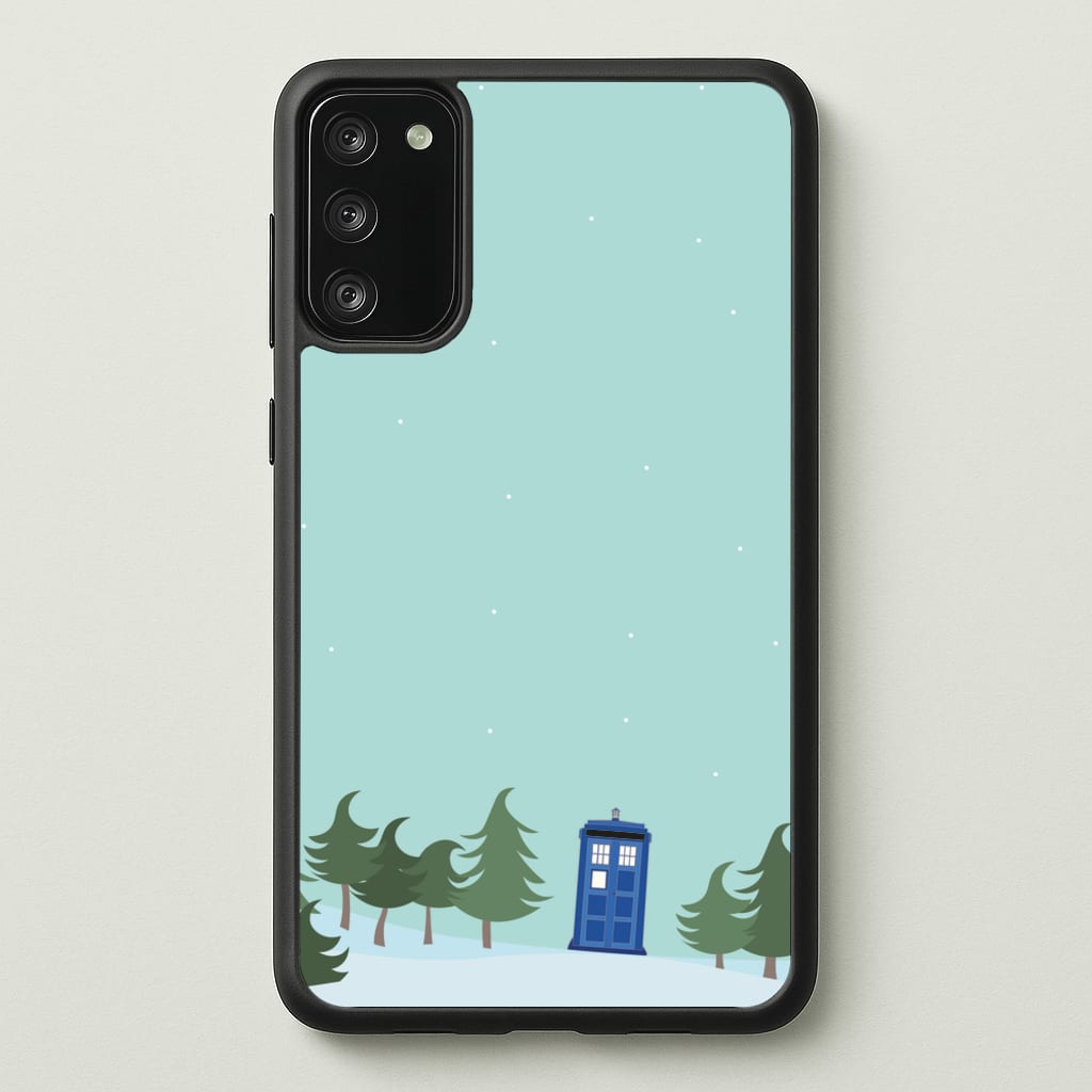 Christmas Tardis - Doctor Who - Doctor Who Phone Case for Galaxy S20