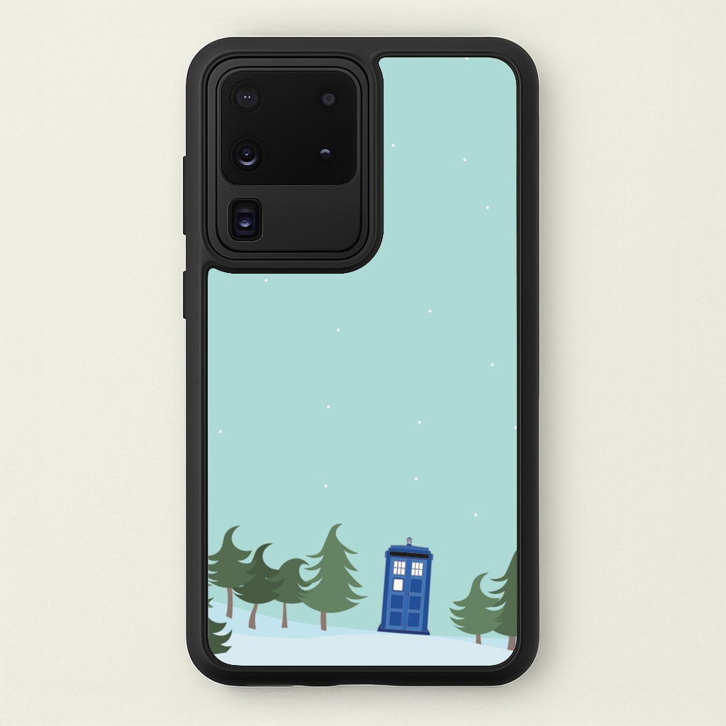 Christmas Tardis - Doctor Who - Doctor Who Phone Case for Galaxy S20 Ultra