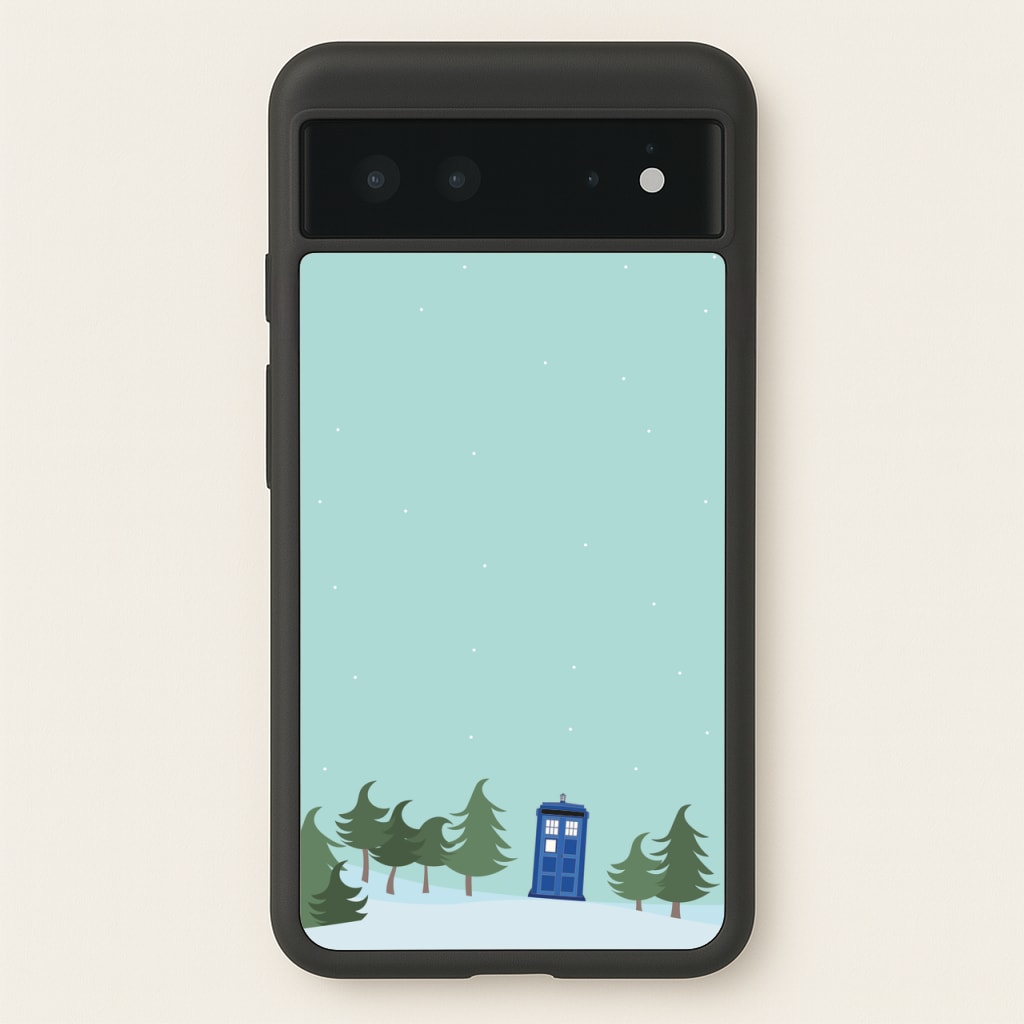 Christmas Tardis - Doctor Who - Doctor Who Phone Case for Google Pixel 6