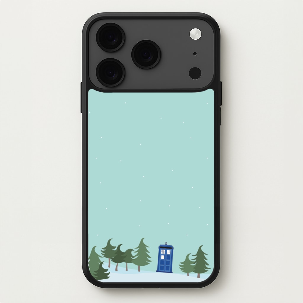 Christmas Tardis - Doctor Who Phone Case for iPhone 17 Pro
