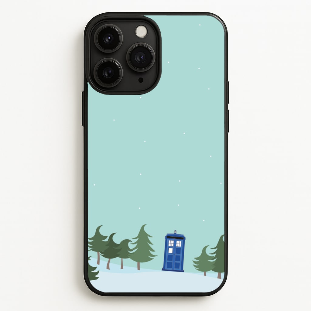 Christmas Tardis - Doctor Who - Doctor Who Phone Case for iPhone 11 Pro Max