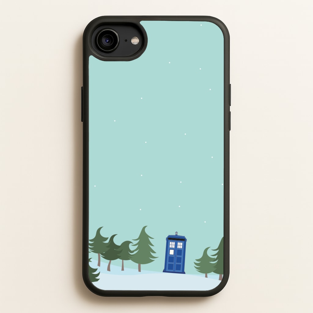 Christmas Tardis - Doctor Who - Doctor Who Phone Case for iPhone 6 / 7 / 8 / SE