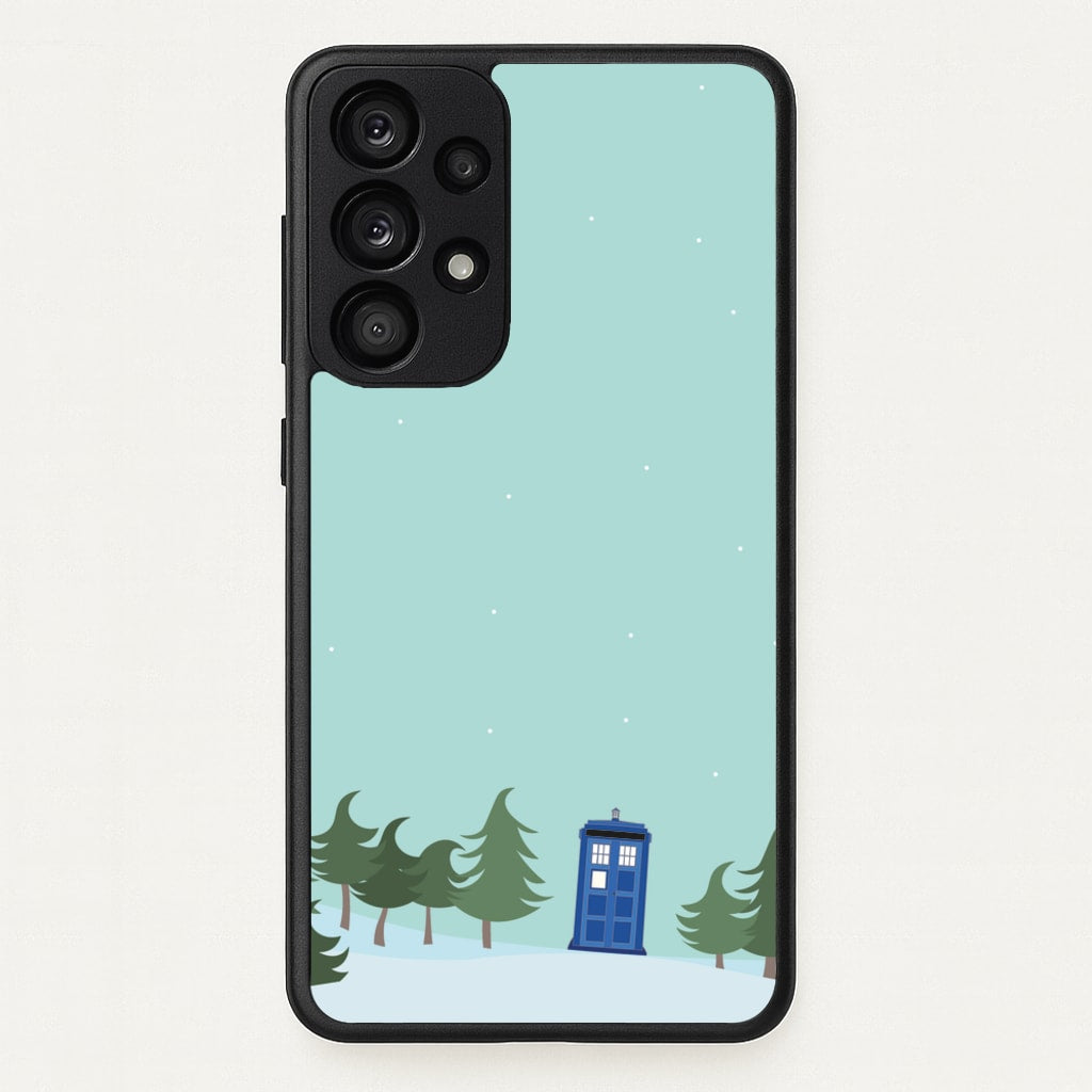 Christmas Tardis - Doctor Who - Doctor Who Phone Case for Galaxy A53