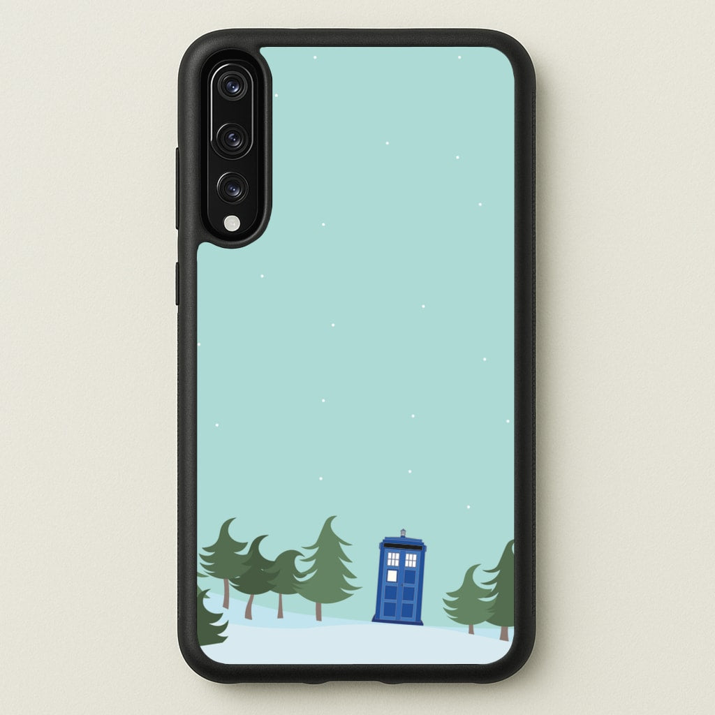 Christmas Tardis - Doctor Who - Doctor Who Phone Case for Huawei P20 Pro