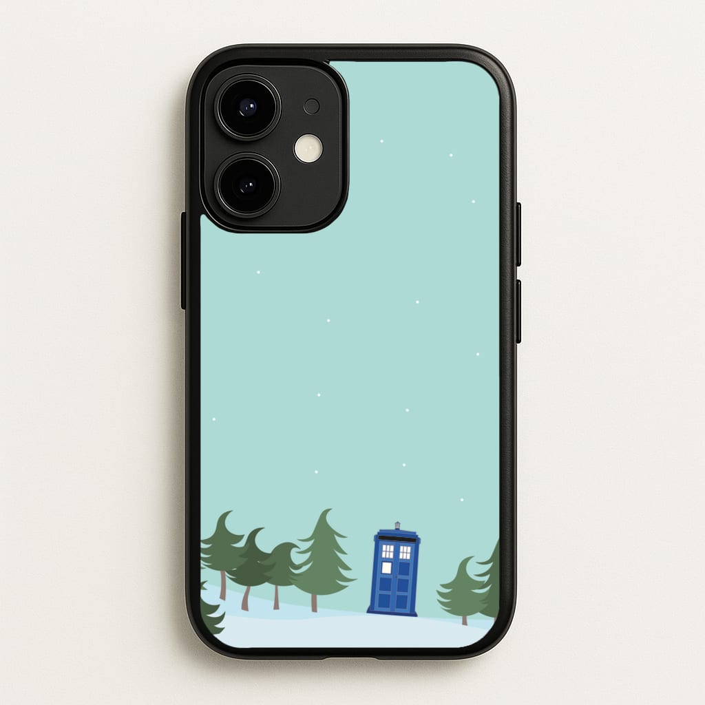Christmas Tardis - Doctor Who - Doctor Who Phone Case for iPhone 12 Mini