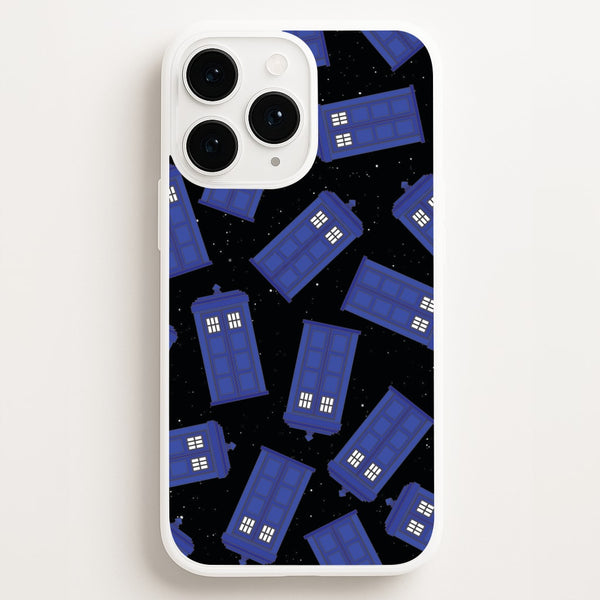 Tardis Pattern - Doctor Who Phone Case for iPhone 16 Pro Max