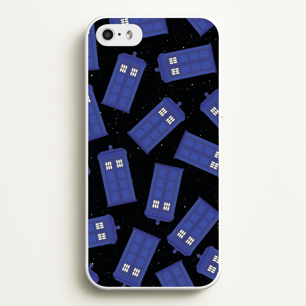 Tardis Pattern - Doctor Who Phone Case for iPhone 5 / 5s / SE 2016