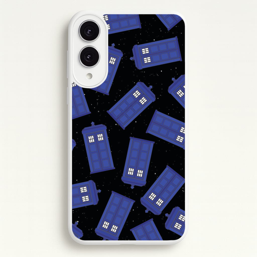 Tardis Pattern - Doctor Who Phone Case for Galaxy S25 Edge