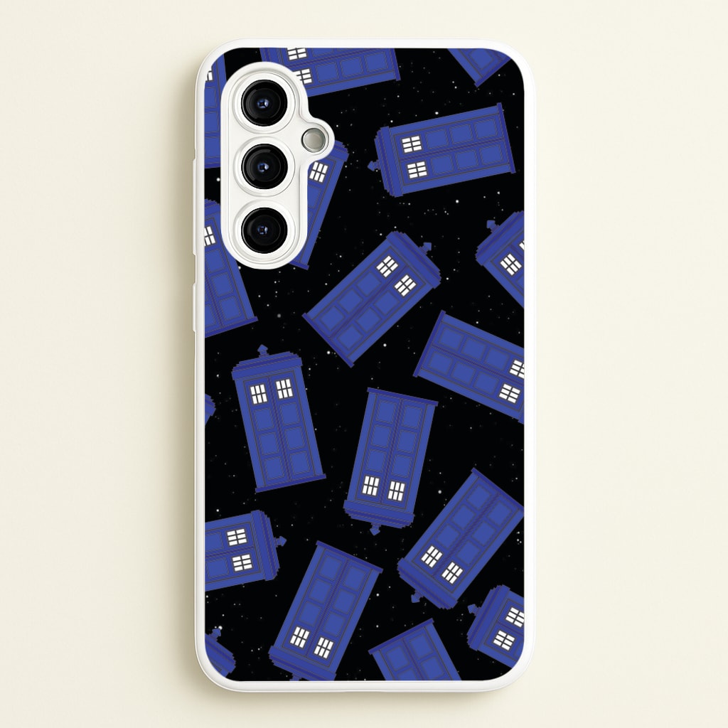 Tardis Pattern - Doctor Who Phone Case for Galaxy A54