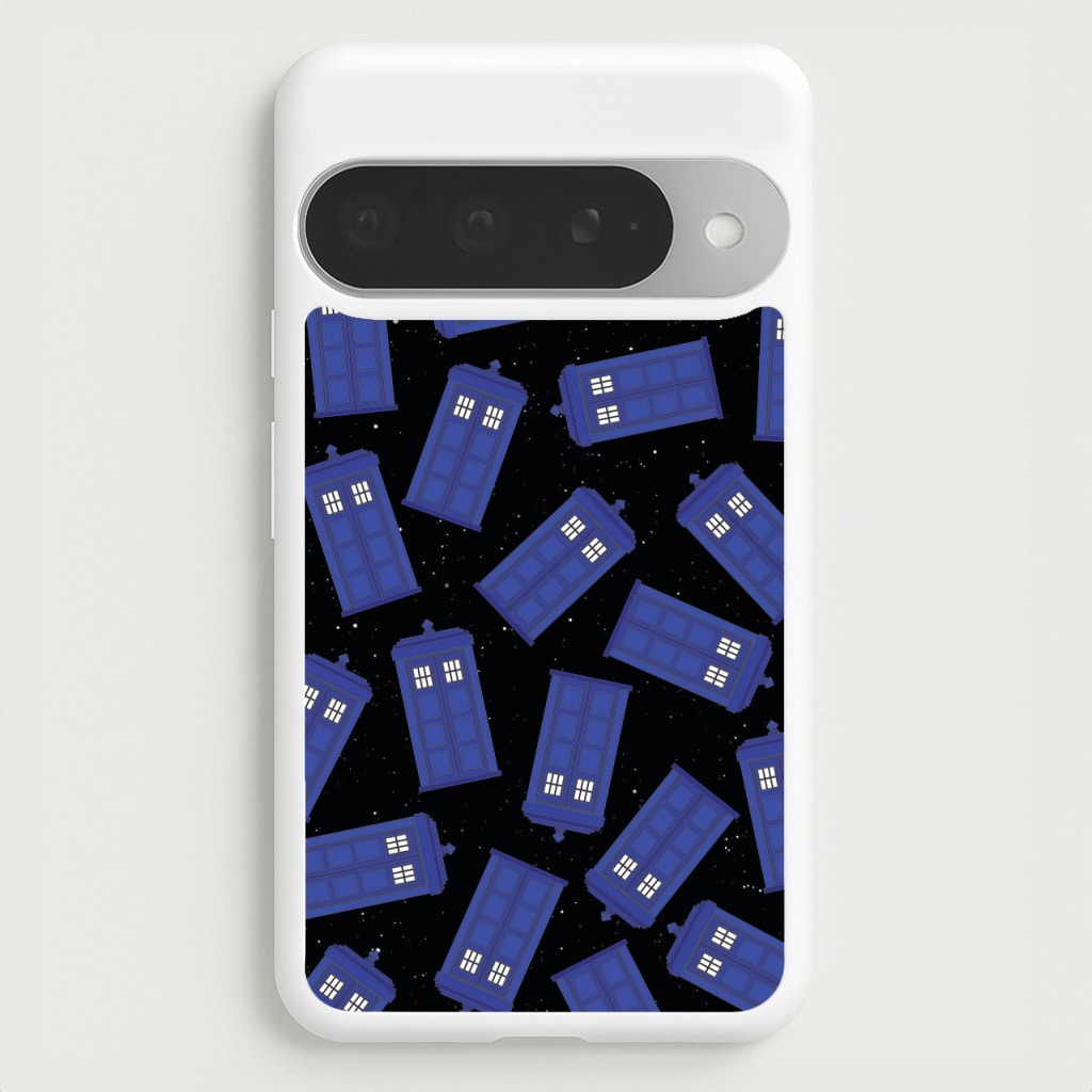 Tardis Pattern Phone Case for Google Pixel 10 Pro XL