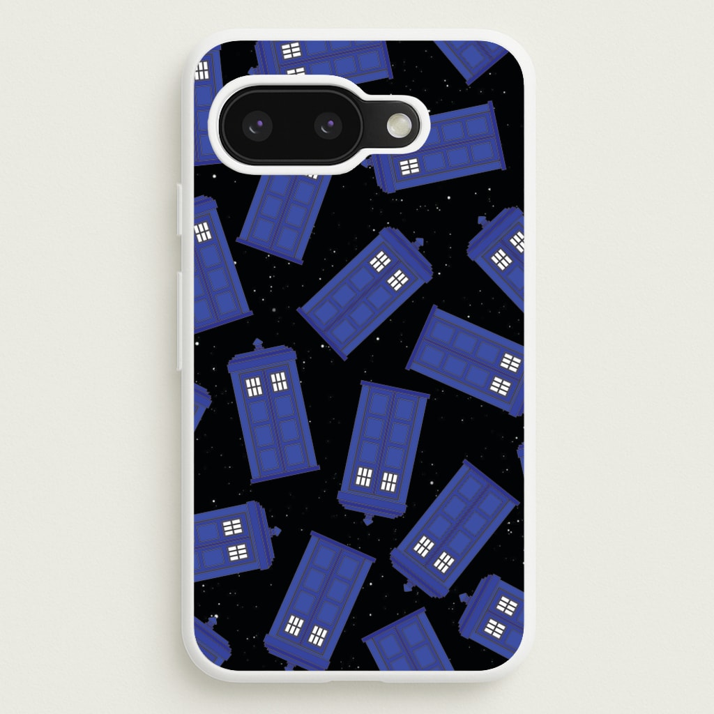 Tardis Pattern - Doctor Who Phone Case for Google Pixel 9a