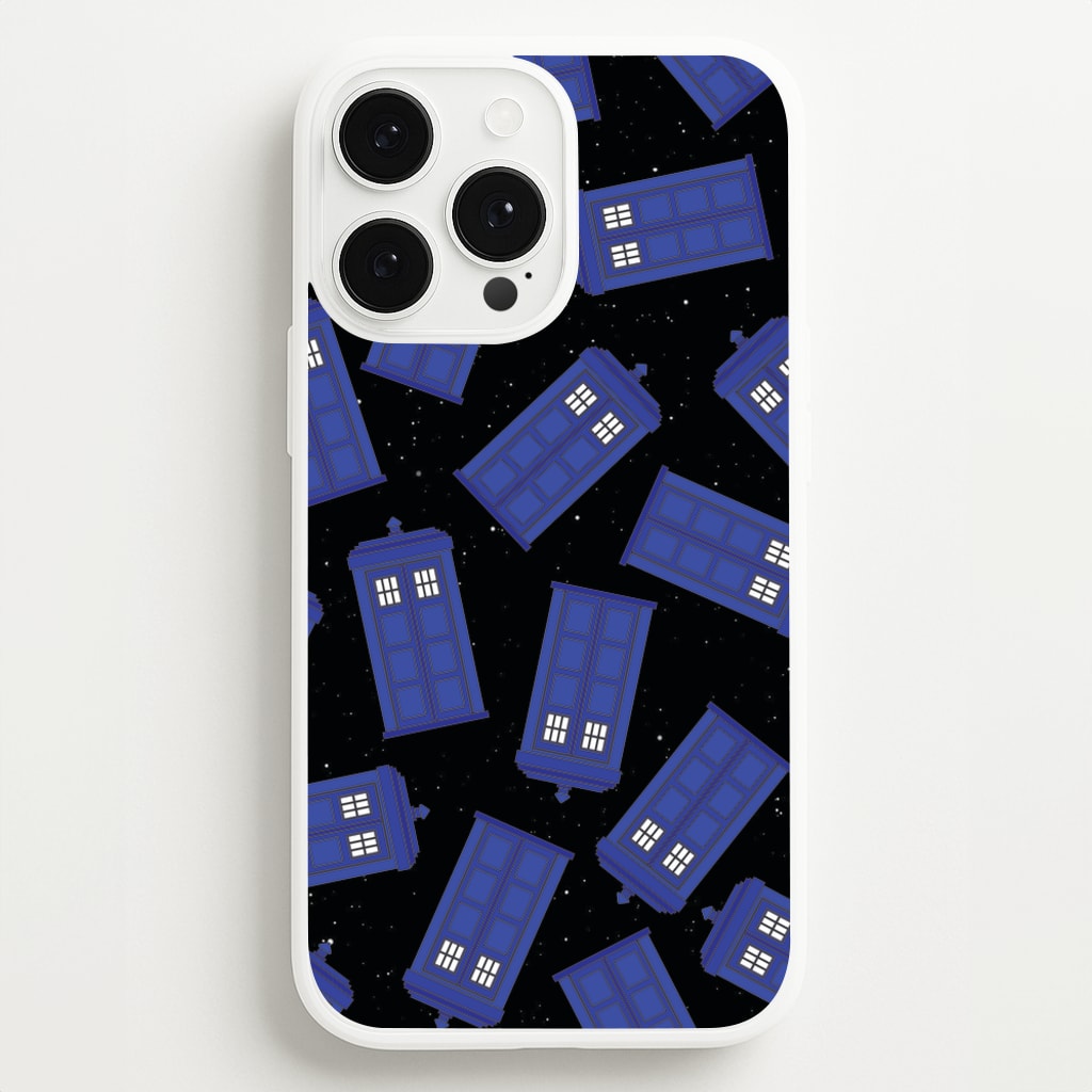 Tardis Pattern - Doctor Who Phone Case for iPhone 13 Pro Max