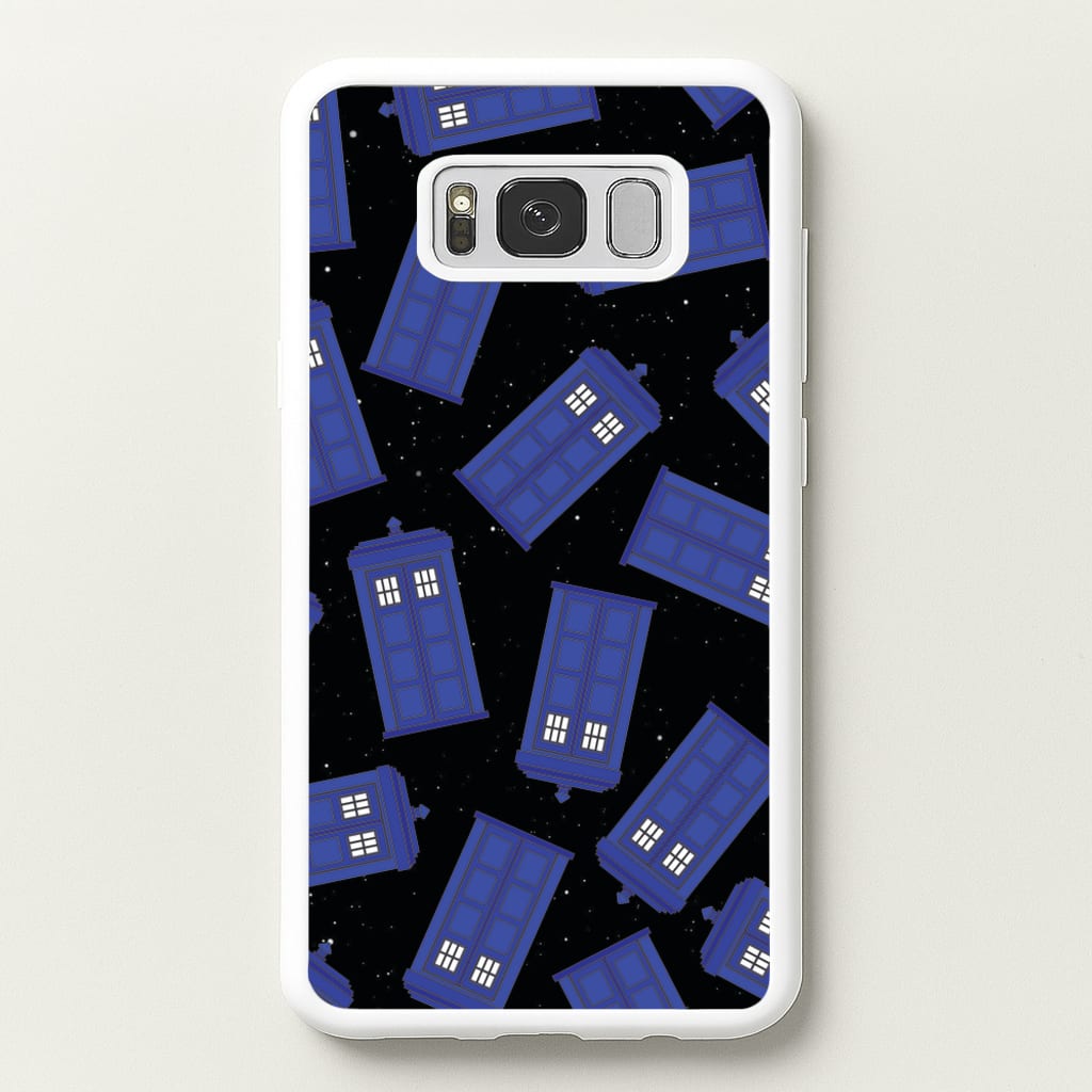 Tardis Pattern - Doctor Who Phone Case for Galaxy S8 Plus