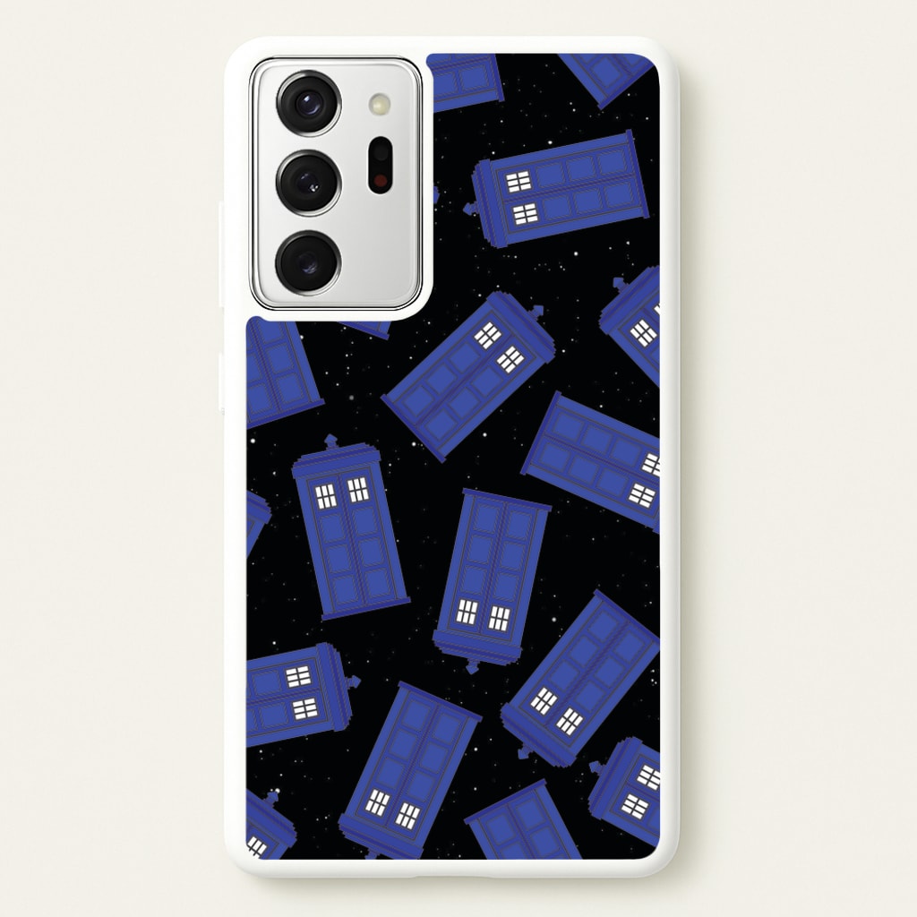 Tardis Pattern - Doctor Who Phone Case for Galaxy Note 20 Ultra