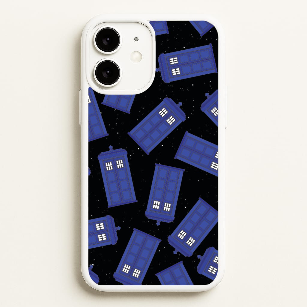Tardis Pattern - Doctor Who Phone Case for iPhone 11