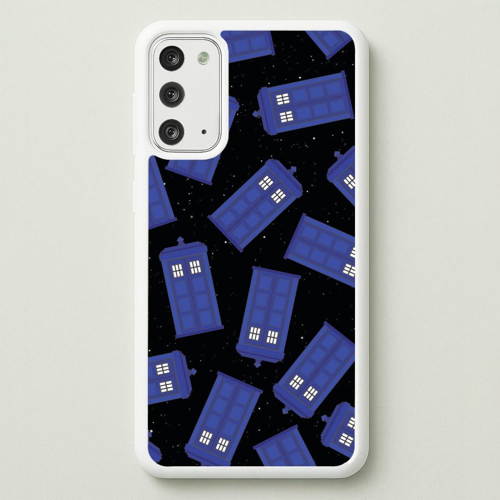 Tardis Pattern - Doctor Who Phone Case for Galaxy Note 20