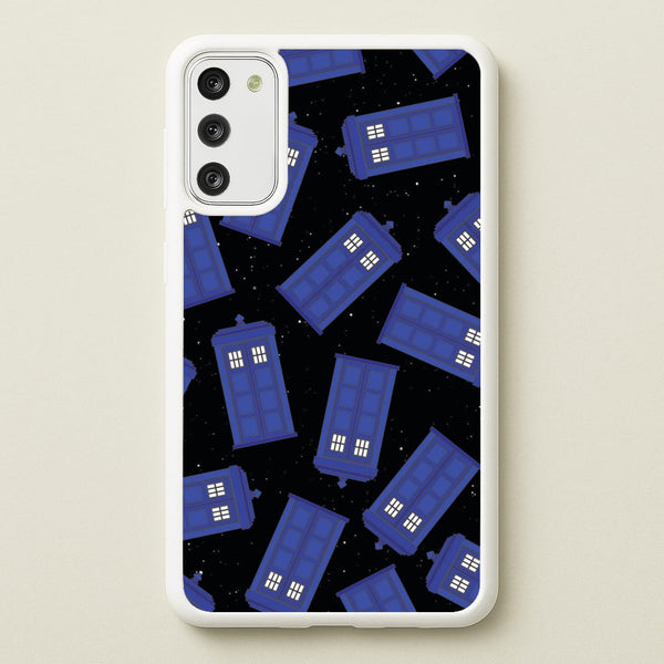 Tardis Pattern - Doctor Who Phone Case for Galaxy S20FE