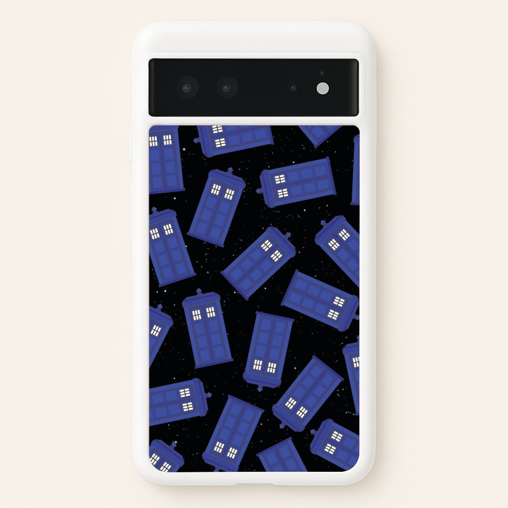 Tardis Pattern - Doctor Who Phone Case for Google Pixel 6