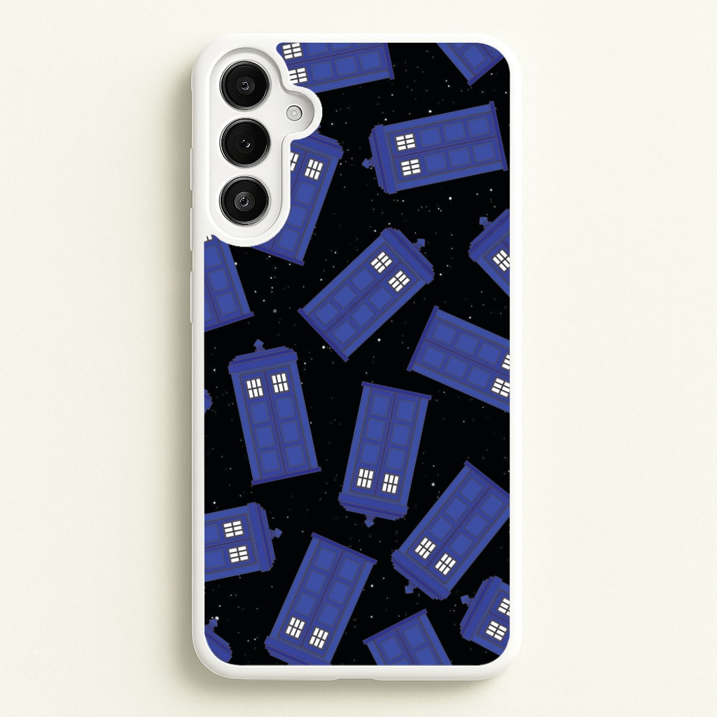 Tardis Pattern - Doctor Who Phone Case for Galaxy A36