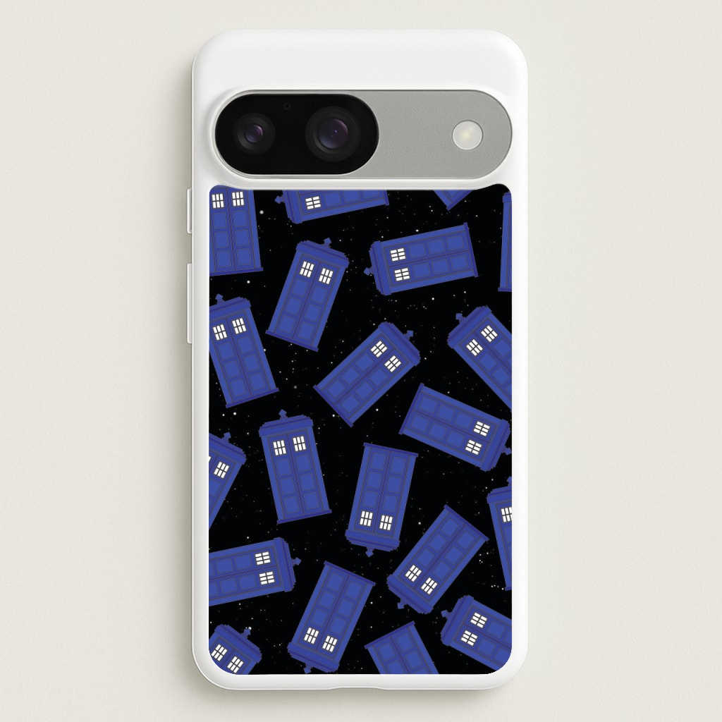 Tardis Pattern - Doctor Who Phone Case for Google Pixel 9 / 9 Pro