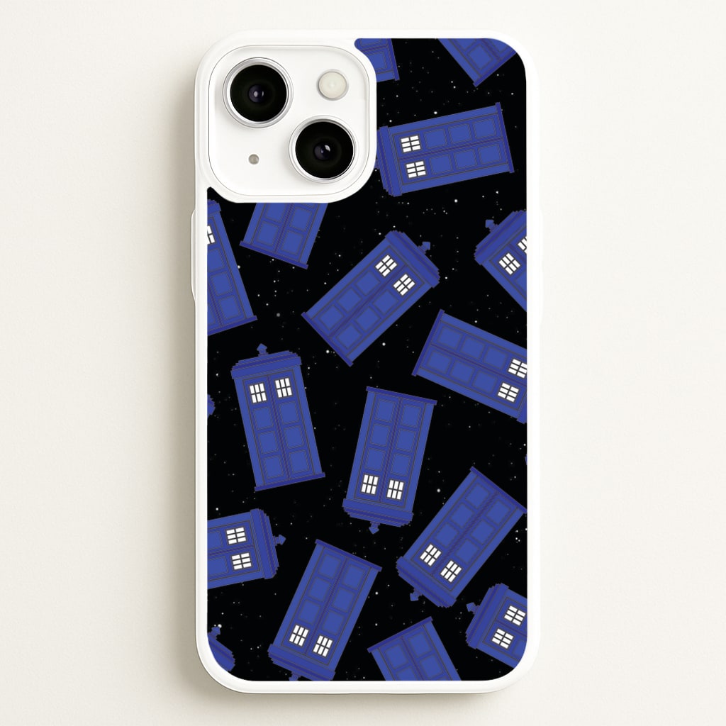 Tardis Pattern - Doctor Who Phone Case for iPhone 13 Mini
