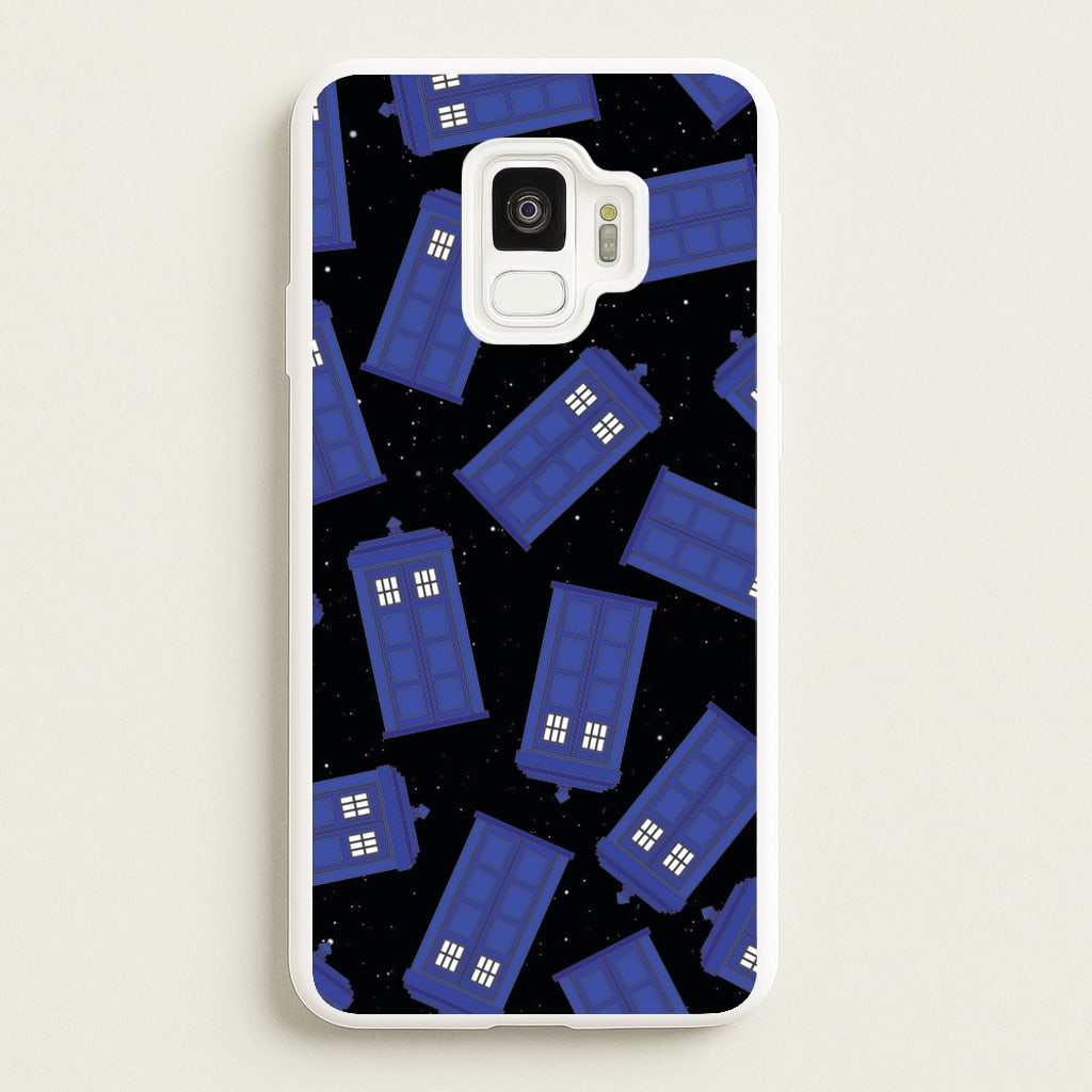 Tardis Pattern - Doctor Who Phone Case for Galaxy S9