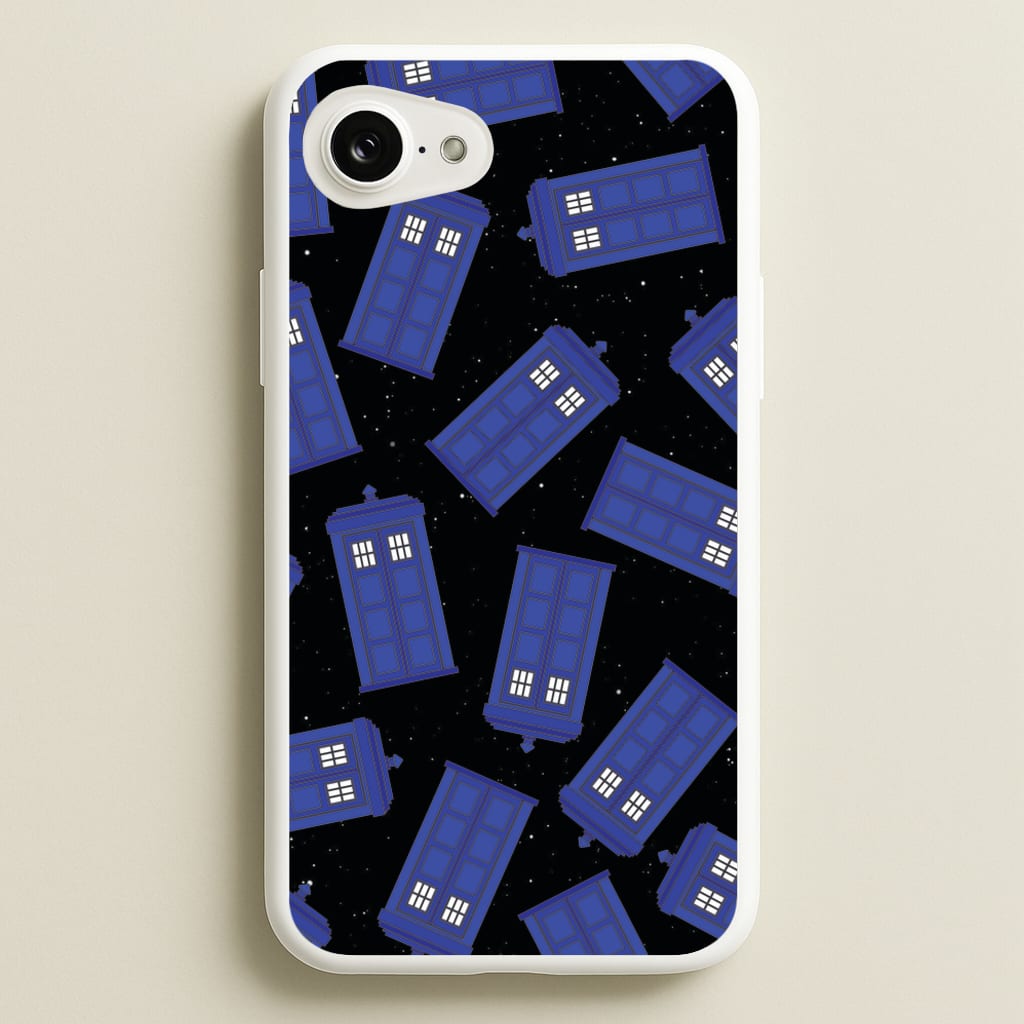Tardis Pattern - Doctor Who Phone Case for iPhone 16e