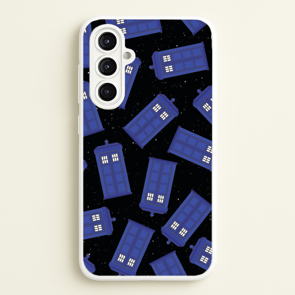 Tardis Pattern - Doctor Who Phone Case for Galaxy A16