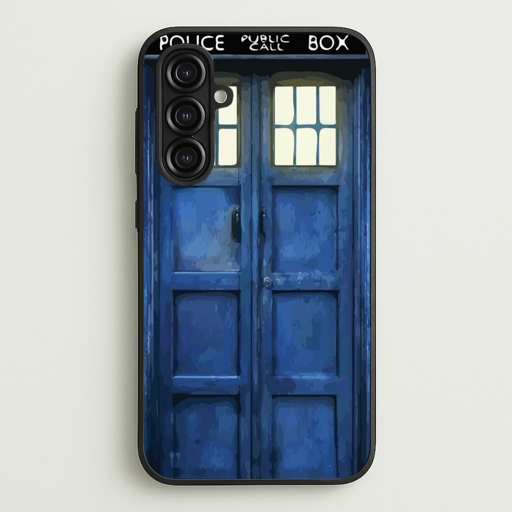 Police Box - Doctor Who Phone Case for Galaxy A16