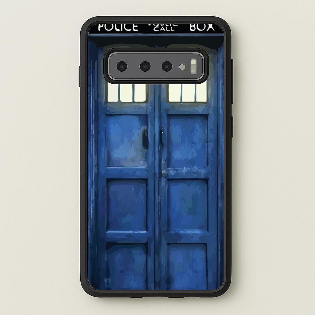 Police Box - Doctor Who Phone Case for Galaxy S10