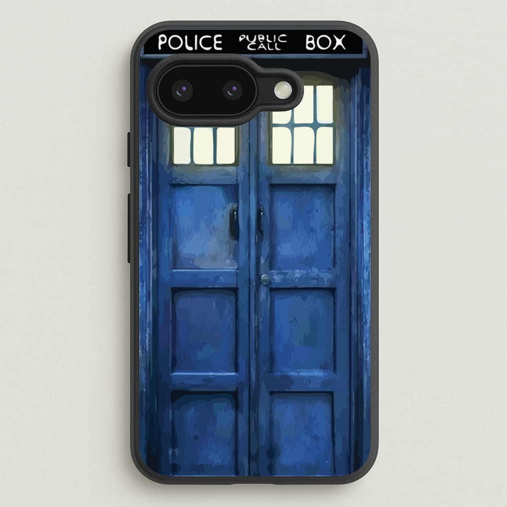 Police Box - Doctor Who Phone Case for Google Pixel 9a