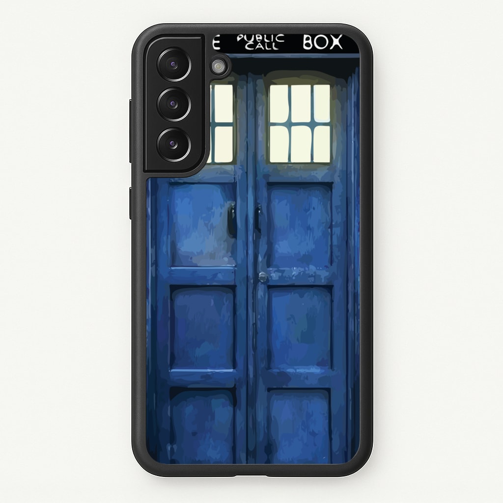 Police Box - Doctor Who Phone Case for Galaxy S21FE